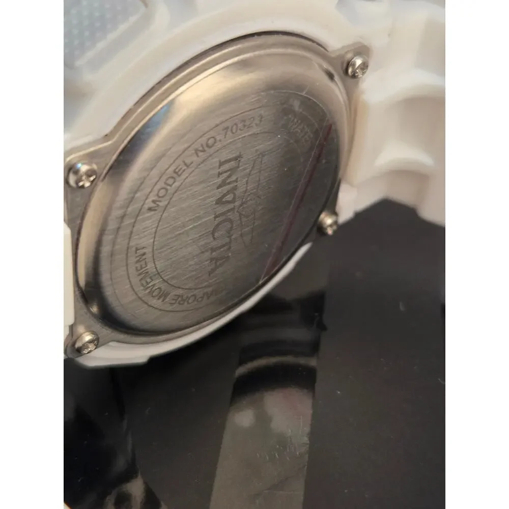 Invicta Celestial 70323 Unisex Quartz Ana Digi Watch 44mm White Rose Gold New